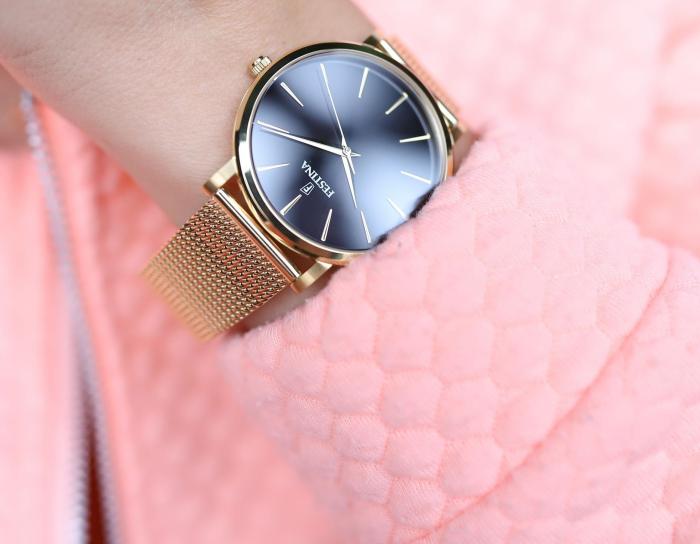 Festina Festina Boyfriend F20476/2 кварцевые женские часы часы крупный план черный циферблата