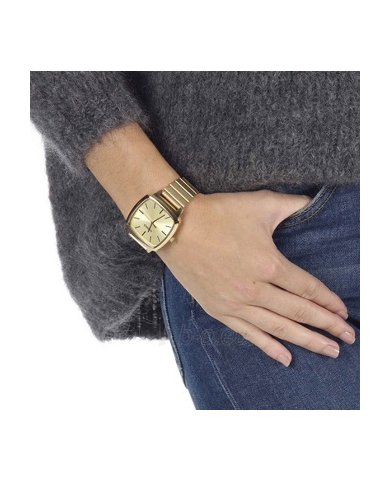 Casio Casio LTP-E117G-9AEF женские часы золотой циферблат на запястье