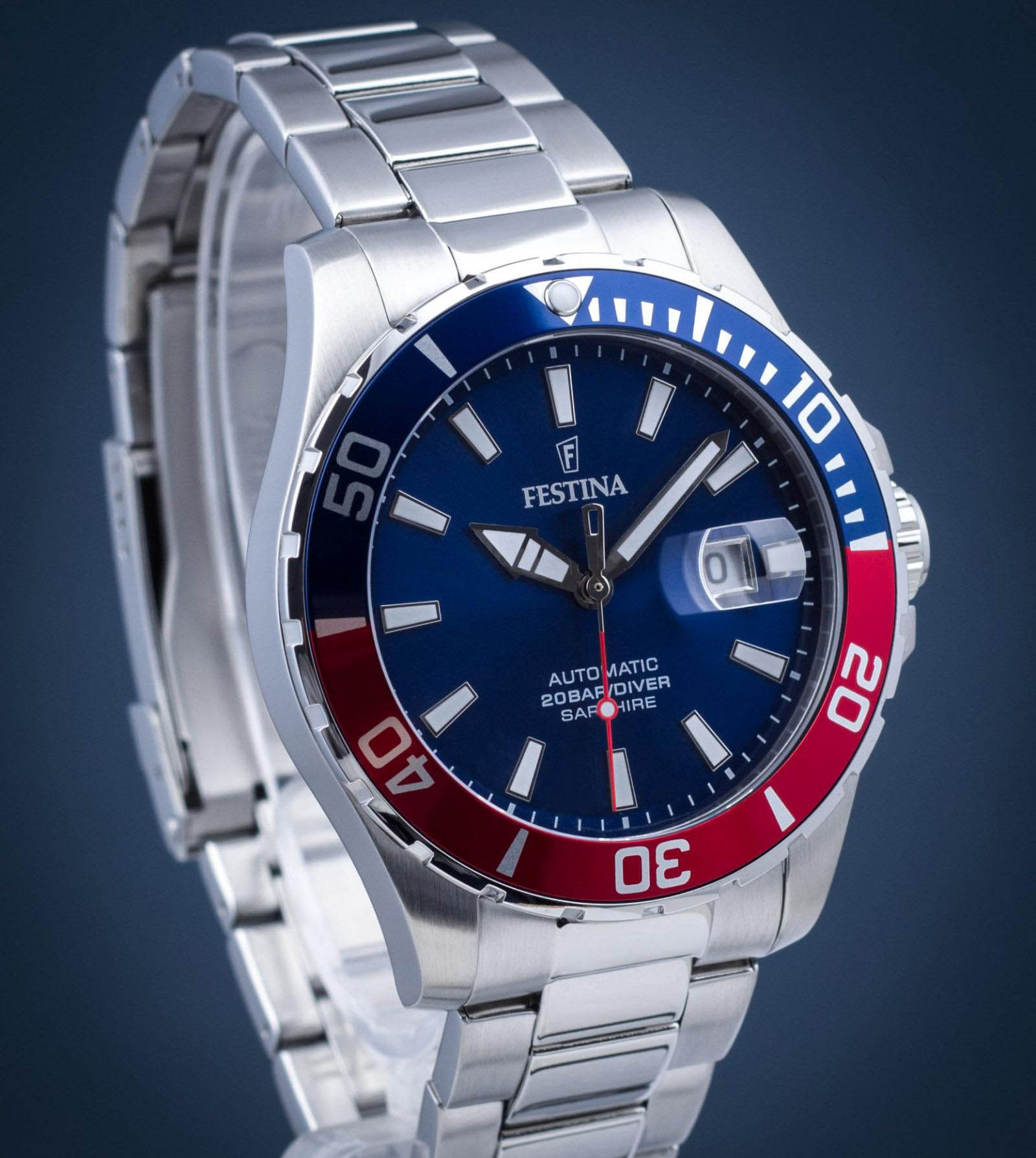 Festina F20531/5 мужские часы застежка крупным планом