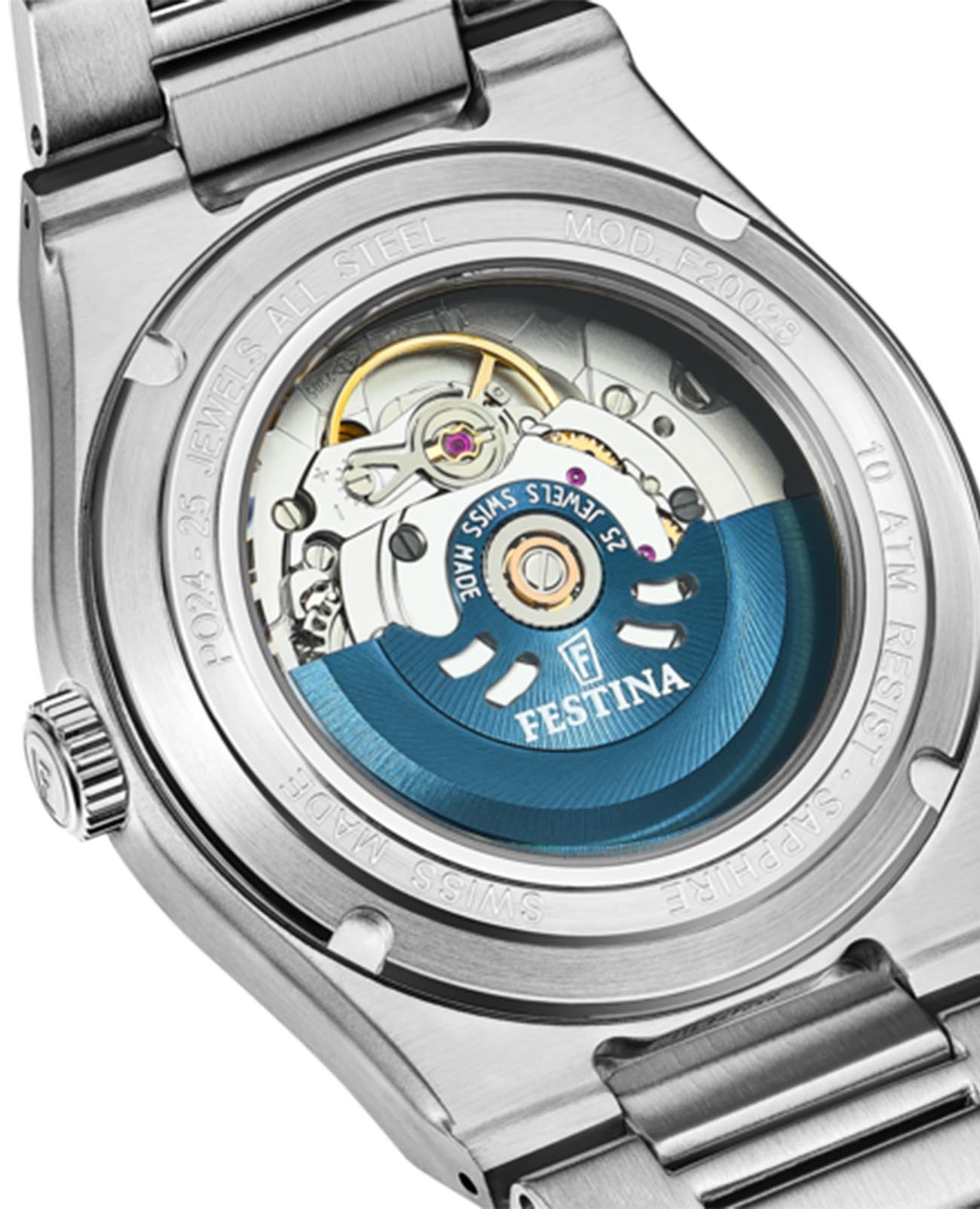 Festina Festina Classics F20028/3,  испания мужские часы на браслете нержавеющая сталь боковой вид