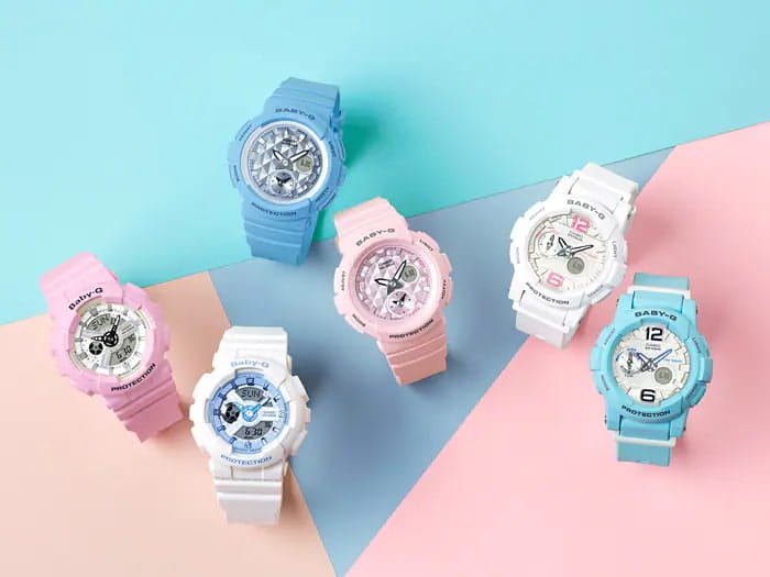 Casio Casio Baby-G BA-110BE-7A женские часы  циферблат на запястье