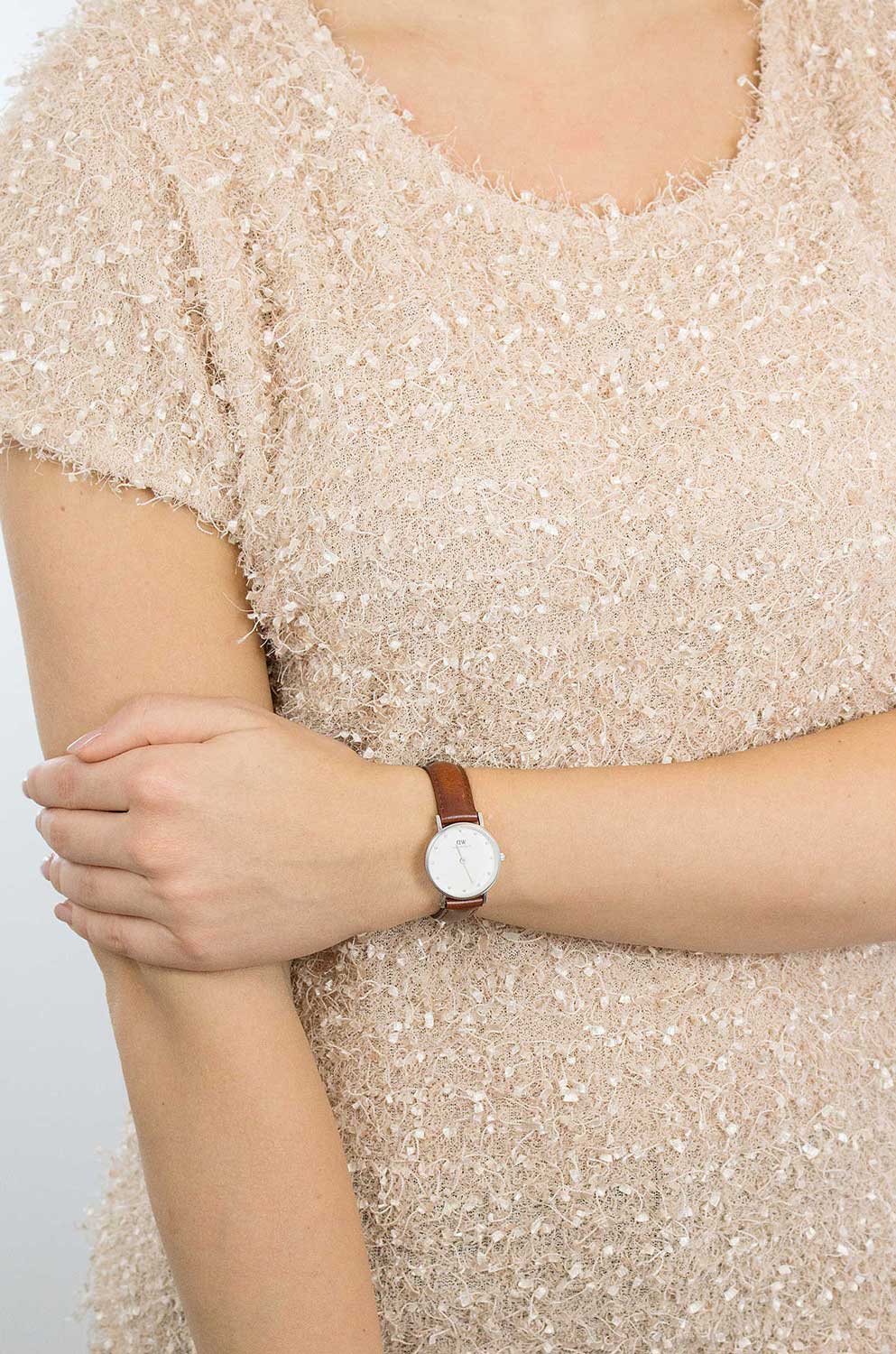 Daniel Wellington Daniel Wellington Classic St Mawes DW00100067 , наручные женские часы фото под углом