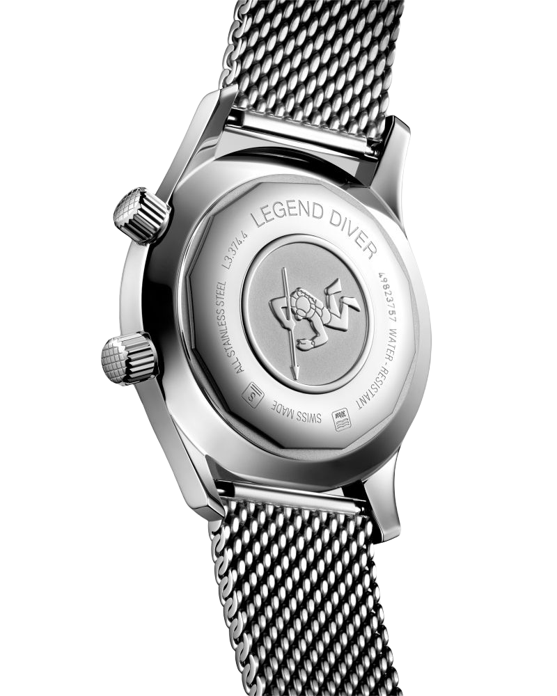 Longines Longines Legend Diver Watch L3.374.4.50.6 , наручные женские часы фото под углом