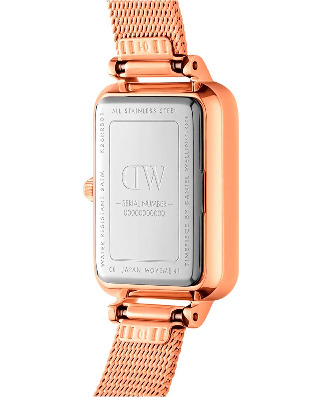Оригинальные часы Daniel Wellington Daniel Wellington Quadro DW00100527 кварцевые калибр механизма  общий вид