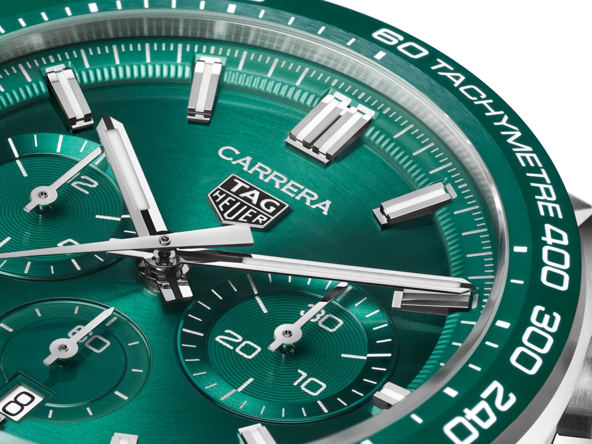 TAG Heuer TAG Heuer Carrera CBN2A1N.BA0643 мужские часы зеленый циферблат на запястье