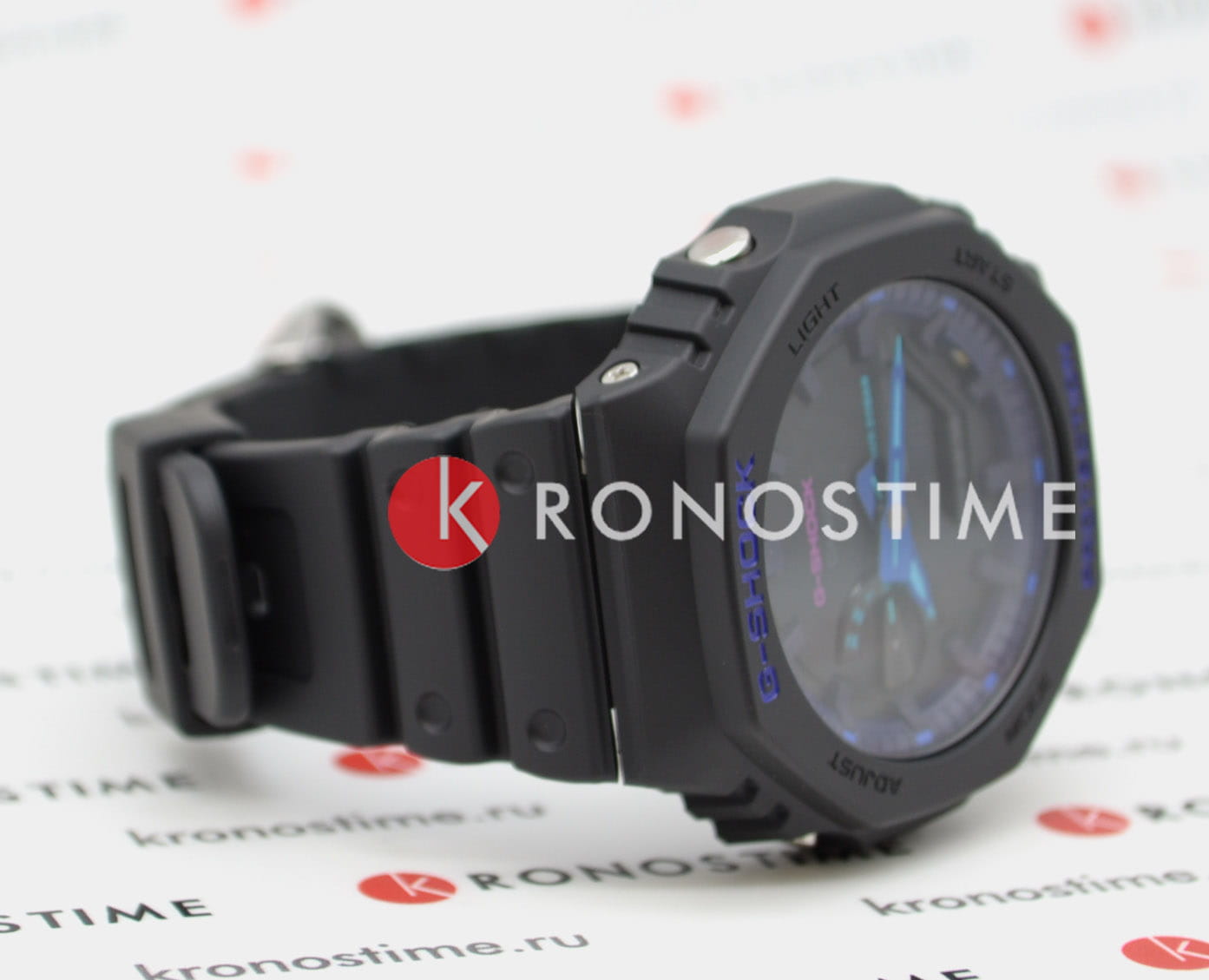 Casio Casio G-Shock Virtual Blue GA-2100VB-1ADR (GA-2100VB-1A) GA-2100VB-1A оригинальные мужские часы в комплекте с коробкой