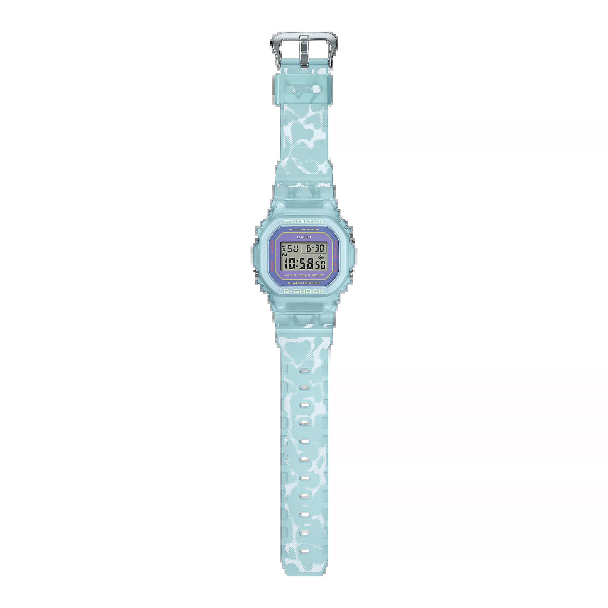 Casio Casio G-Shock SLV-21B-2E, g-shock япония мужские часы на браслете пластик боковой вид
