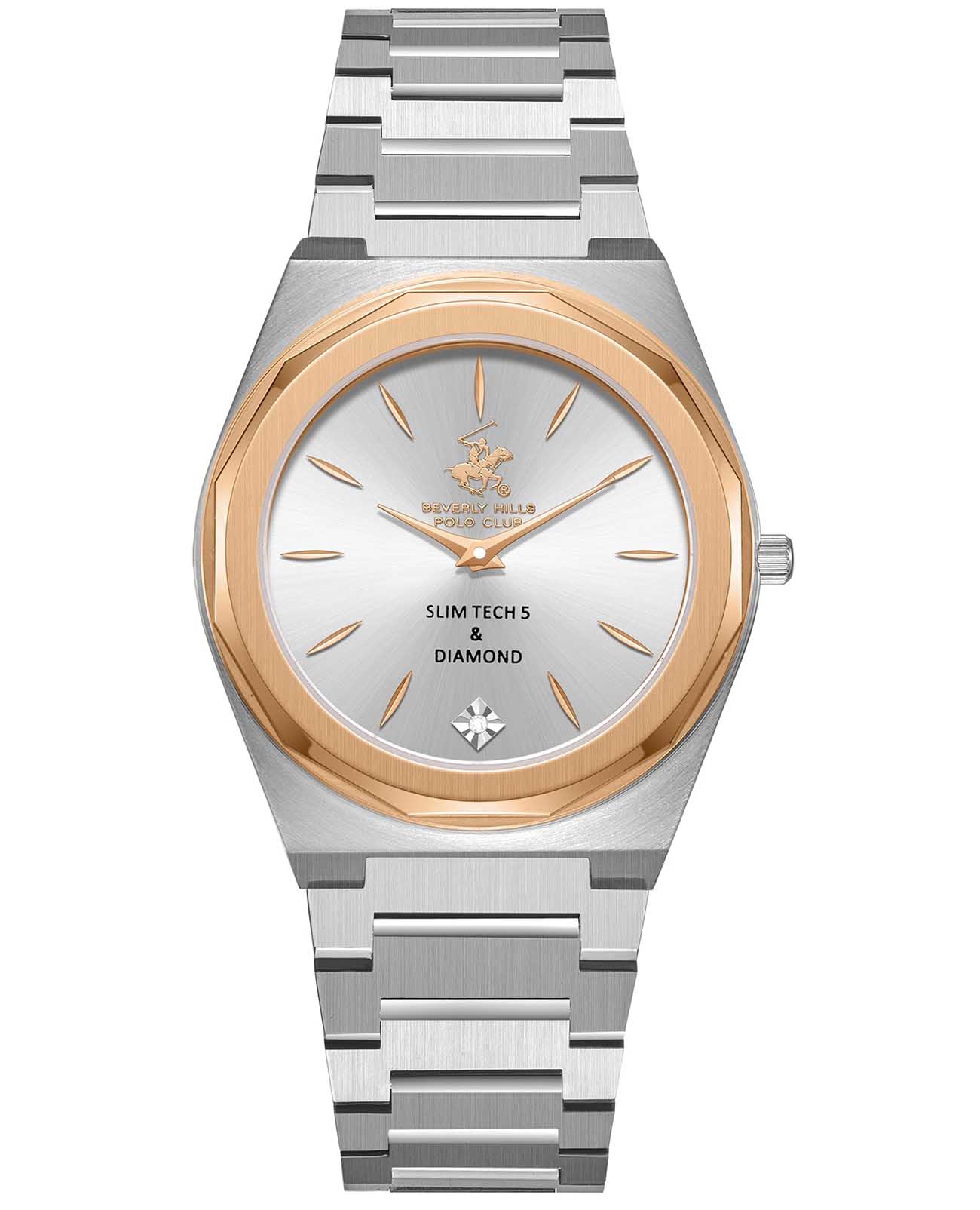 Beverly Hills Polo Club Beverly Hills Polo Club BP3668X.330  BP3668X.330 кварцевые женские часы белый циферблат, браслет нержавеющая сталь — вид спереди