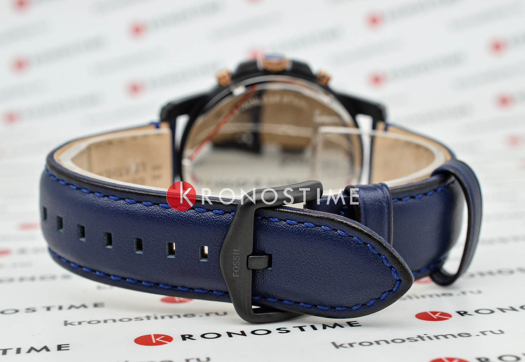 Fossil Fossil Bannon  FS5061 кварцевые мужские часы часы крупный план черный циферблата
