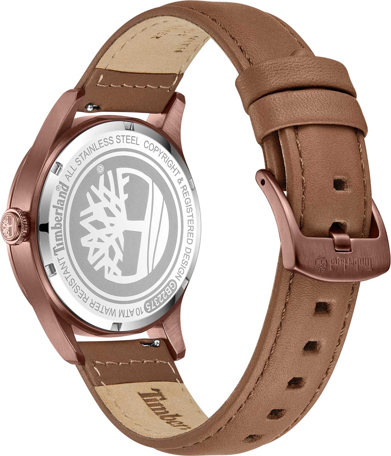 Timberland Timberland Cornwall TDWGB2237503,  сша мужские часы на браслете кожаный боковой вид