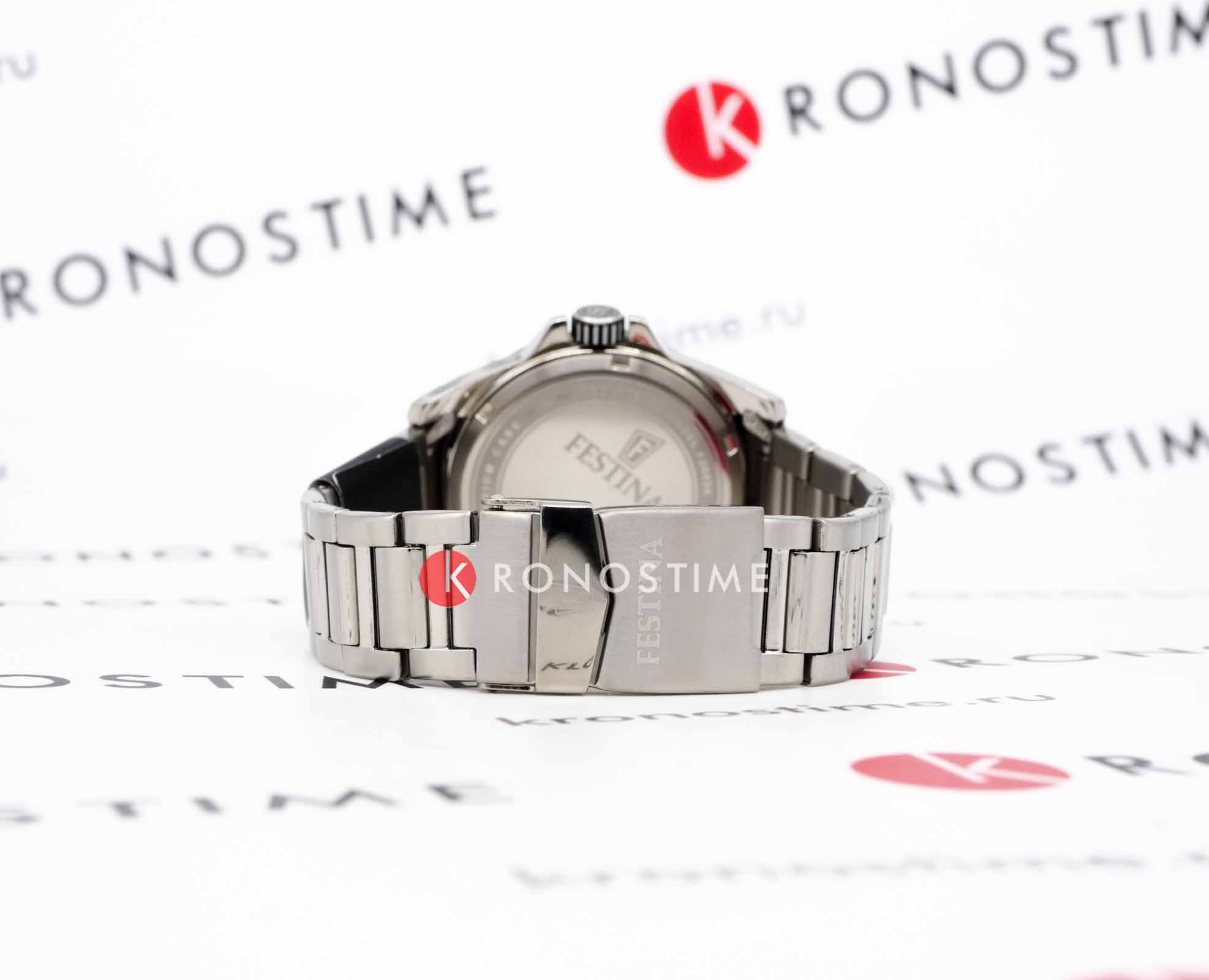 Festina Festina Titanium F20698/1 мужские часы серебристый циферблат на запястье