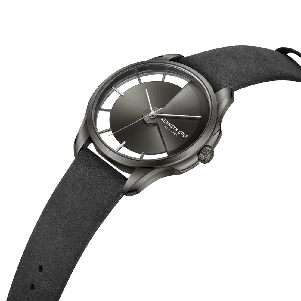 Kenneth Cole Kenneth Cole Transparency KCWGA0014901,  сша мужские часы на браслете кожаный боковой вид