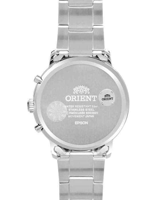 Orient Orient RA-KV0302S (RN-KV0302S), chronograph япония мужские часы на браслете нержавеющая сталь боковой вид