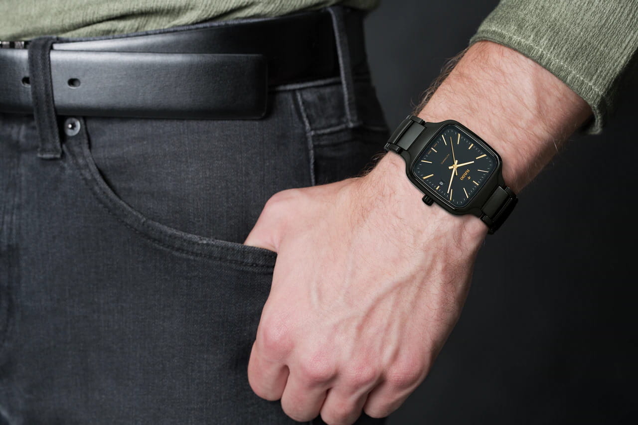 Rado Rado True Square Automatic R27078162 мужские часы черный циферблат на запястье