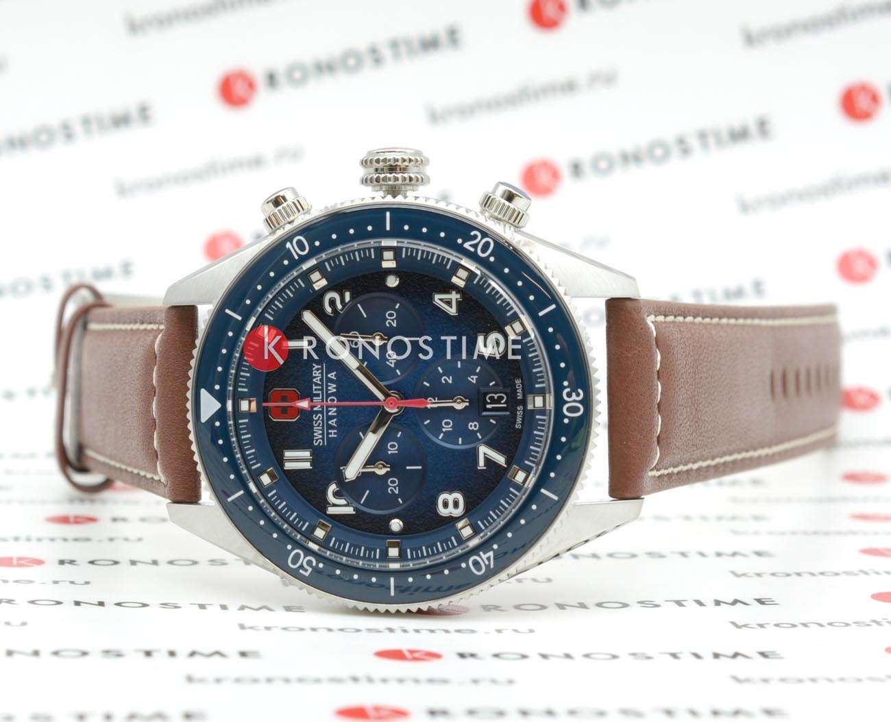 Swiss Military Hanowa Swiss Military Hanowa Greyhound SMWGC0003802 , наручные мужские часы фото под углом