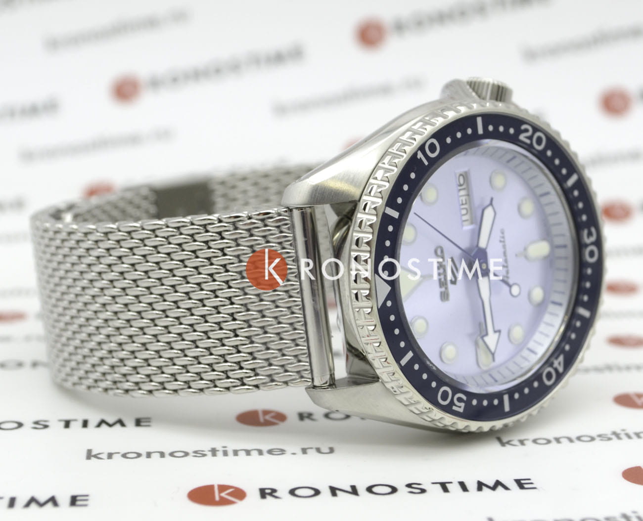 Seiko Seiko 5 Sports SRPE77K1, 5 sports япония мужские часы на браслете нержавеющая сталь боковой вид