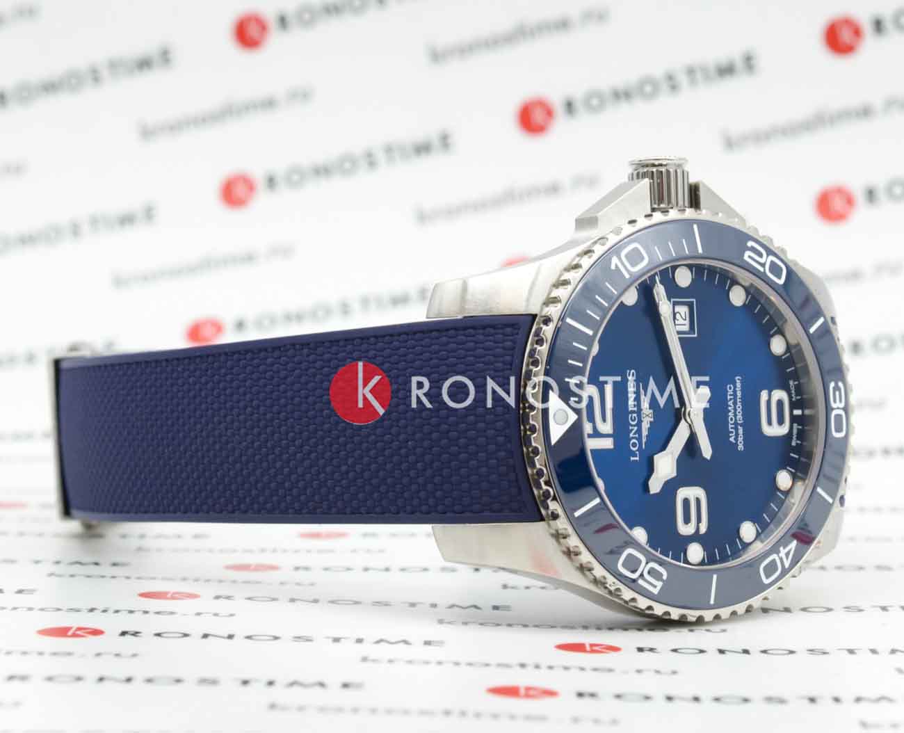 Оригинальные часы Longines Longines HydroConquest L3.782.4.96.9 механические калибр механизма l888.2 (на основе eta a31.l01) общий вид