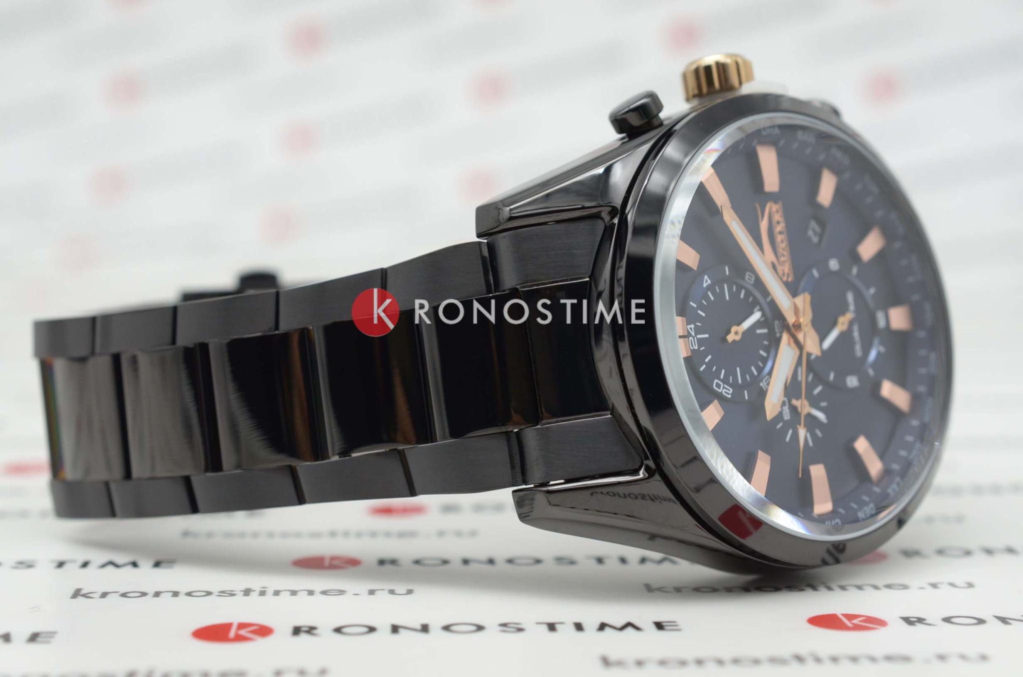 Slazenger Slazenger Multifunction SL.09.2058.2.02 мужские часы синий циферблат на запястье