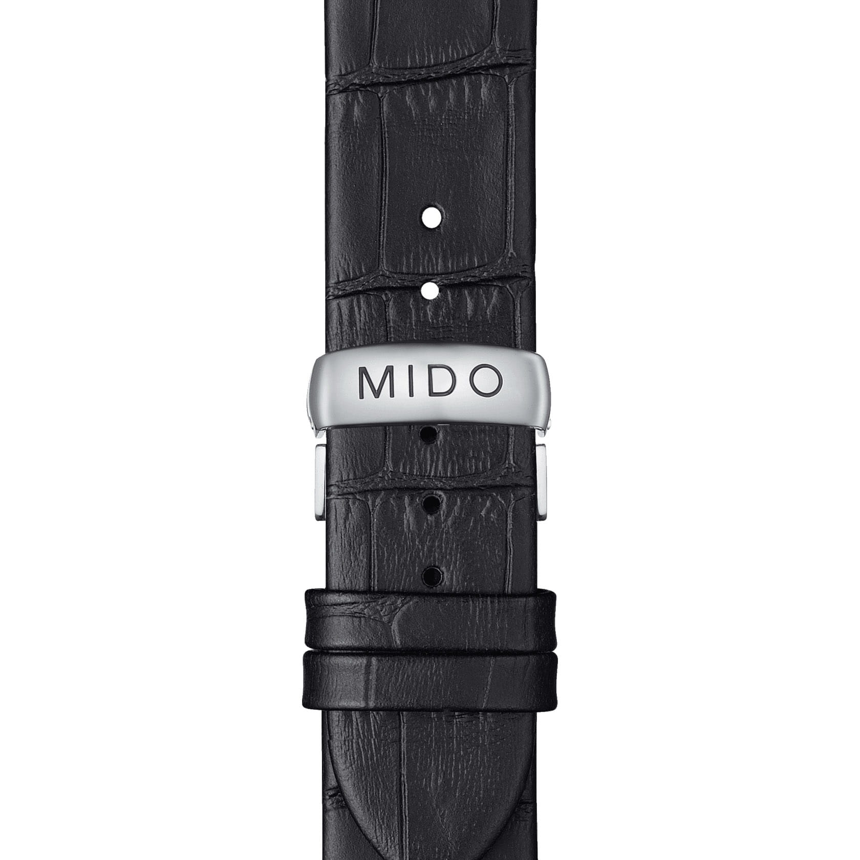 Оригинальные часы Mido Mido Baroncelli Big Date M027.426.16.018.00 механические калибр механизма mido calibre 80 (на базе eta c07.651) общий вид