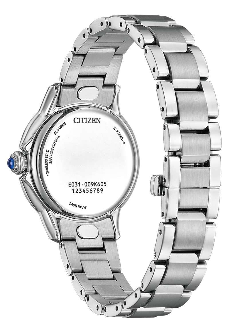 Citizen Citizen Citizen L EM1160-58X,  япония женские часы на браслете нержавеющая сталь боковой вид