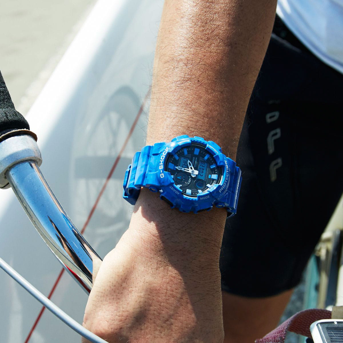 Casio Casio G-Shock GAX-100MSA-2A , наручные мужские часы фото под углом