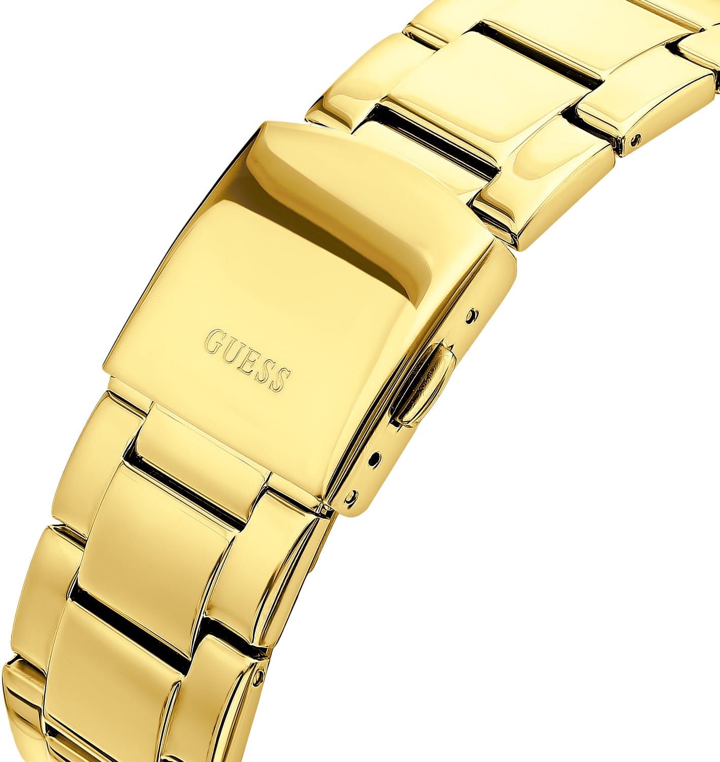 Guess Guess Crescent GW0574G2 кварцевые мужские часы часы крупный план зеленый циферблата