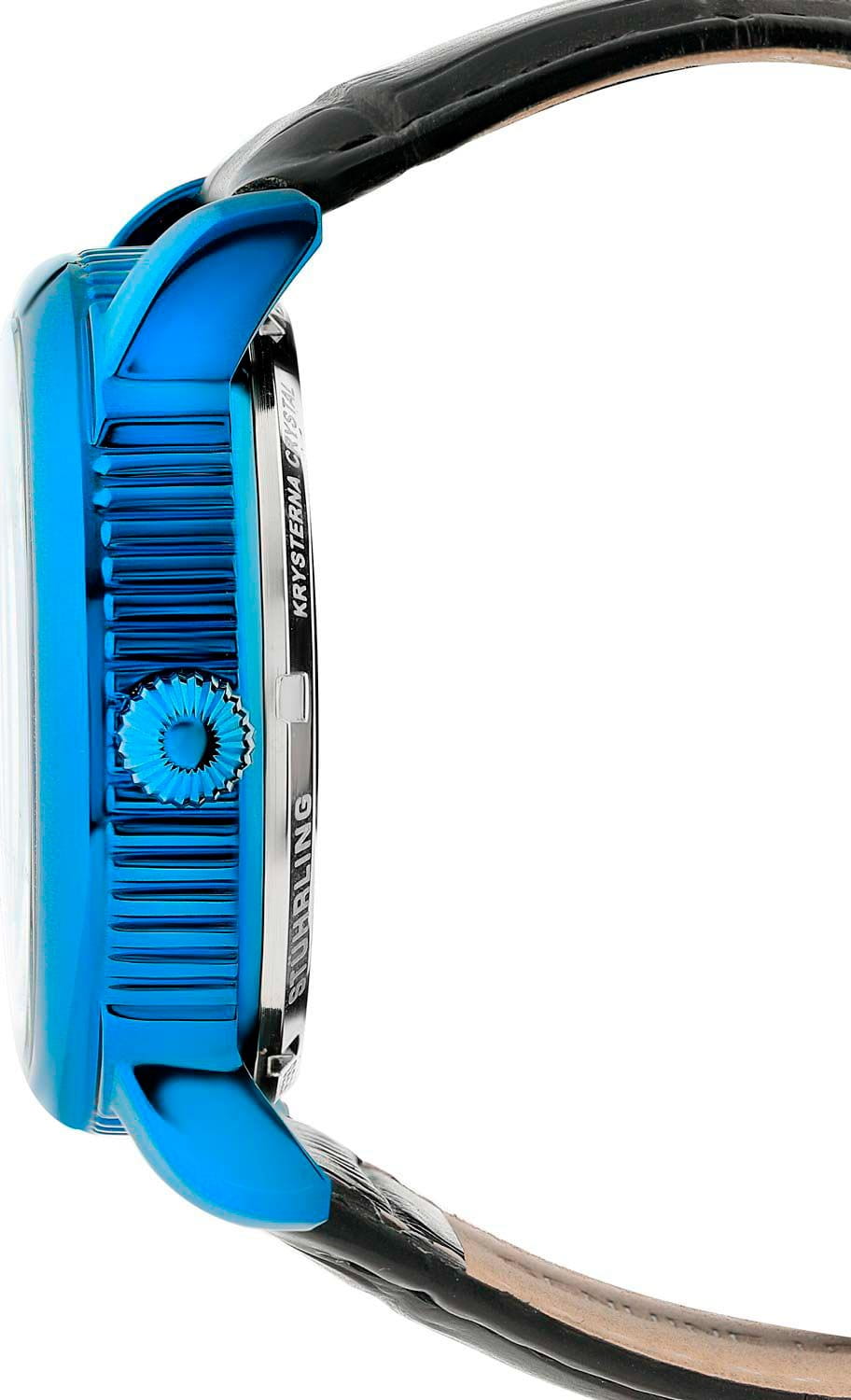 Stuhrling Stuhrling Legacy 3933.2,  сша мужские часы на браслете кожаный боковой вид