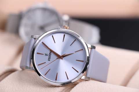 Festina Festina Boyfriend F20371/3 кварцевые женские часы часы крупный план голубой циферблата