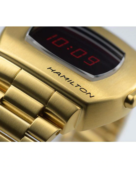 Оригинальные часы Hamilton Hamilton American Classic PSR Digital Quartz H52424130 кварцевые калибр механизма  общий вид