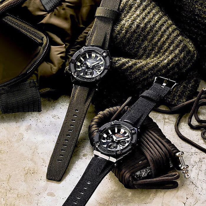 Casio Casio G-Shock GST-W130BC-1A3 GST G-Steel - задняя крышка пластик сталь металл корпуса, япония часы