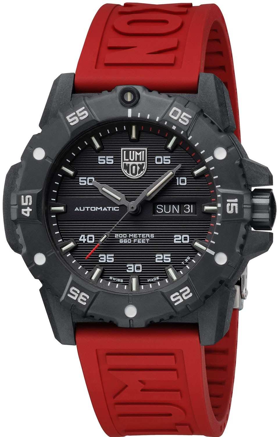 Luminox Luminox Master Carbon SEAL Automatic XS.3875  — детали корпуса и каучук