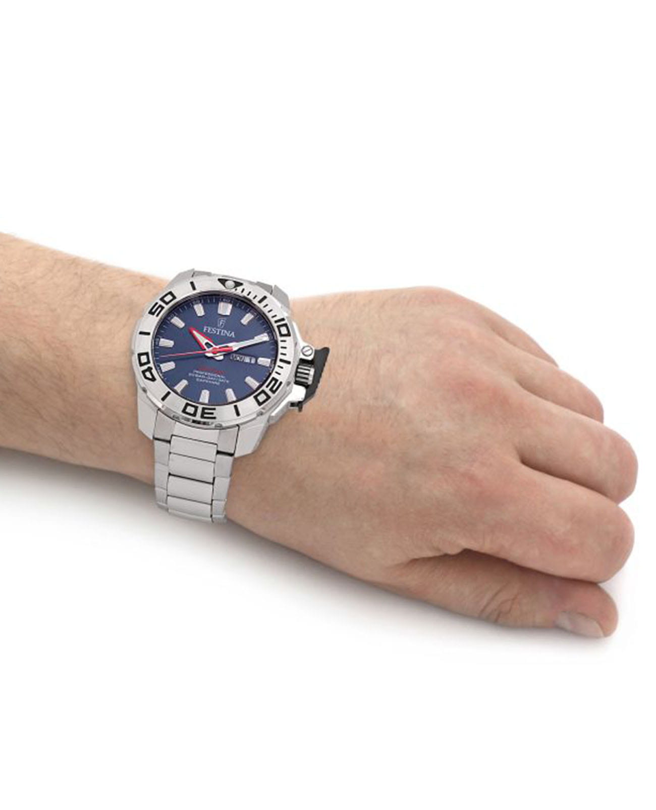 Festina Festina The Originals F20665/1,  испания мужские часы на браслете нержавеющая сталь 316l боковой вид