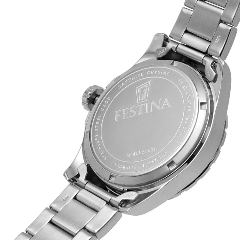 Festina Festina Automatic F20531/4  - задняя крышка сталь металл корпуса, испания часы