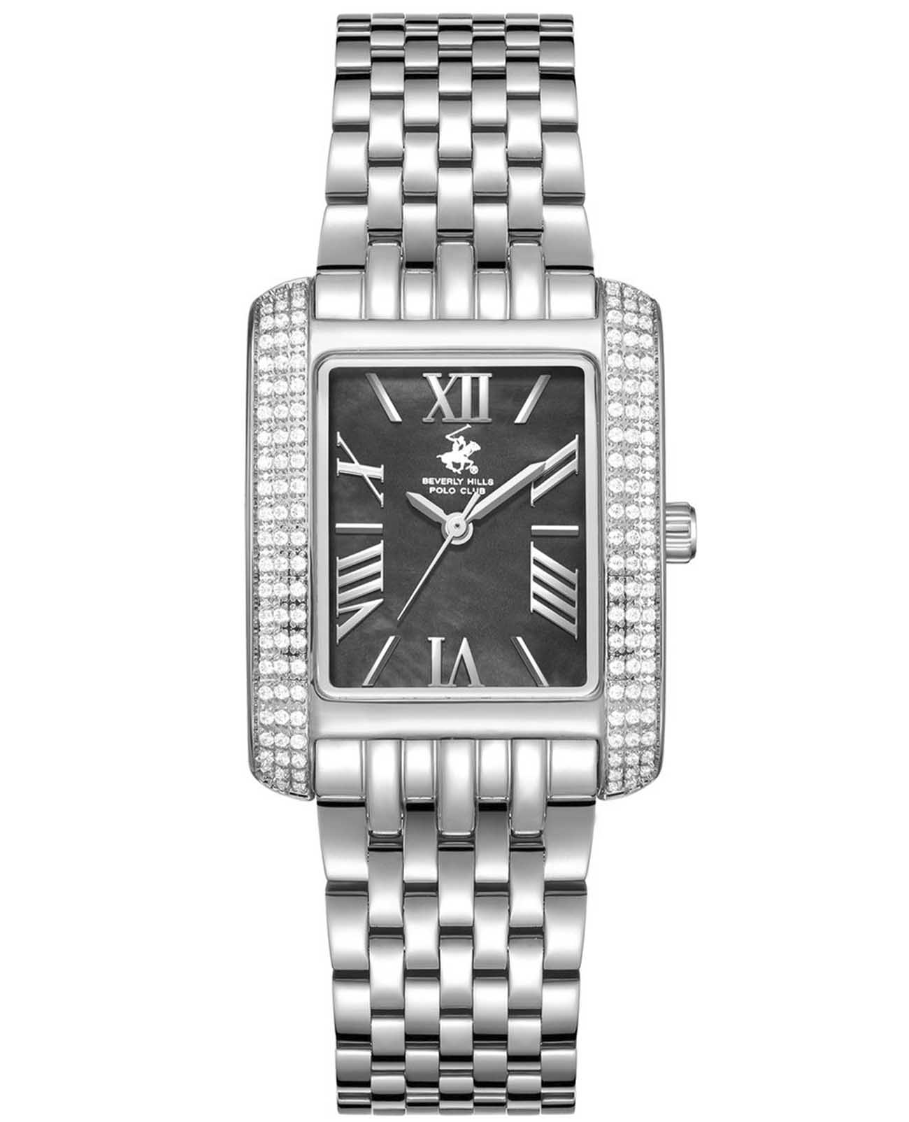 Beverly Hills Polo Club Beverly Hills Polo Club BP3766C.350  BP3766C.350 кварцевые женские часы черный циферблат, браслет нержавеющая сталь — вид спереди