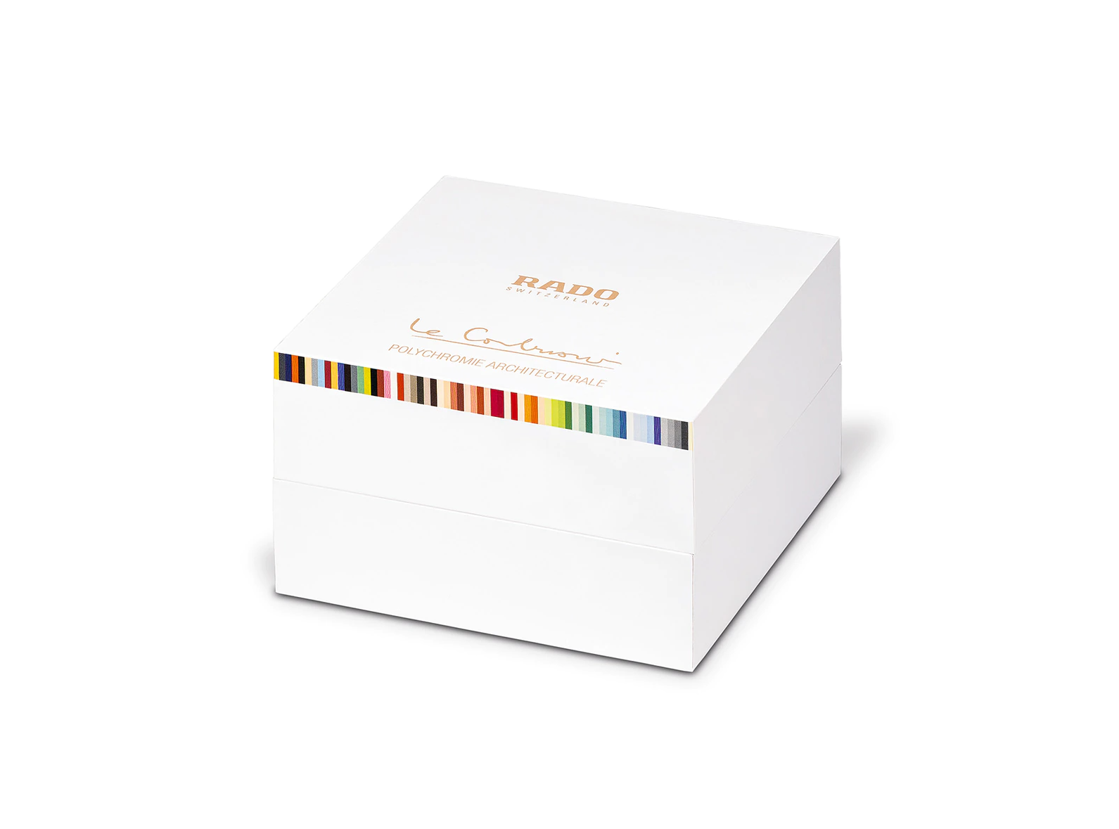 Rado Rado True Thinline Le Corbusier R27097672  мужские часы золотой циферблат на запястье