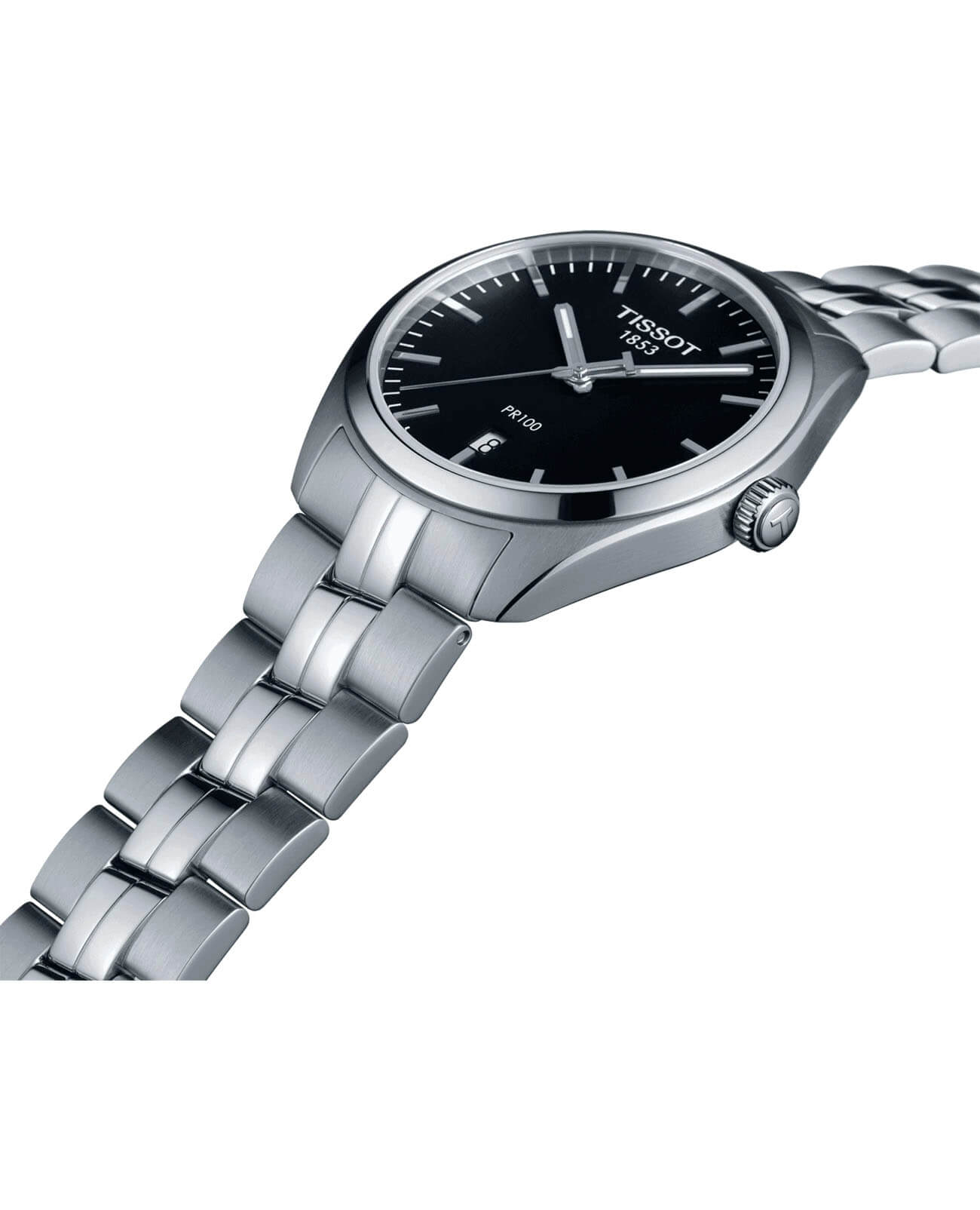 Оригинальные часы Tissot Tissot PR 100 T101.410.11.051.00 кварцевые калибр механизма eta f06.111 общий вид