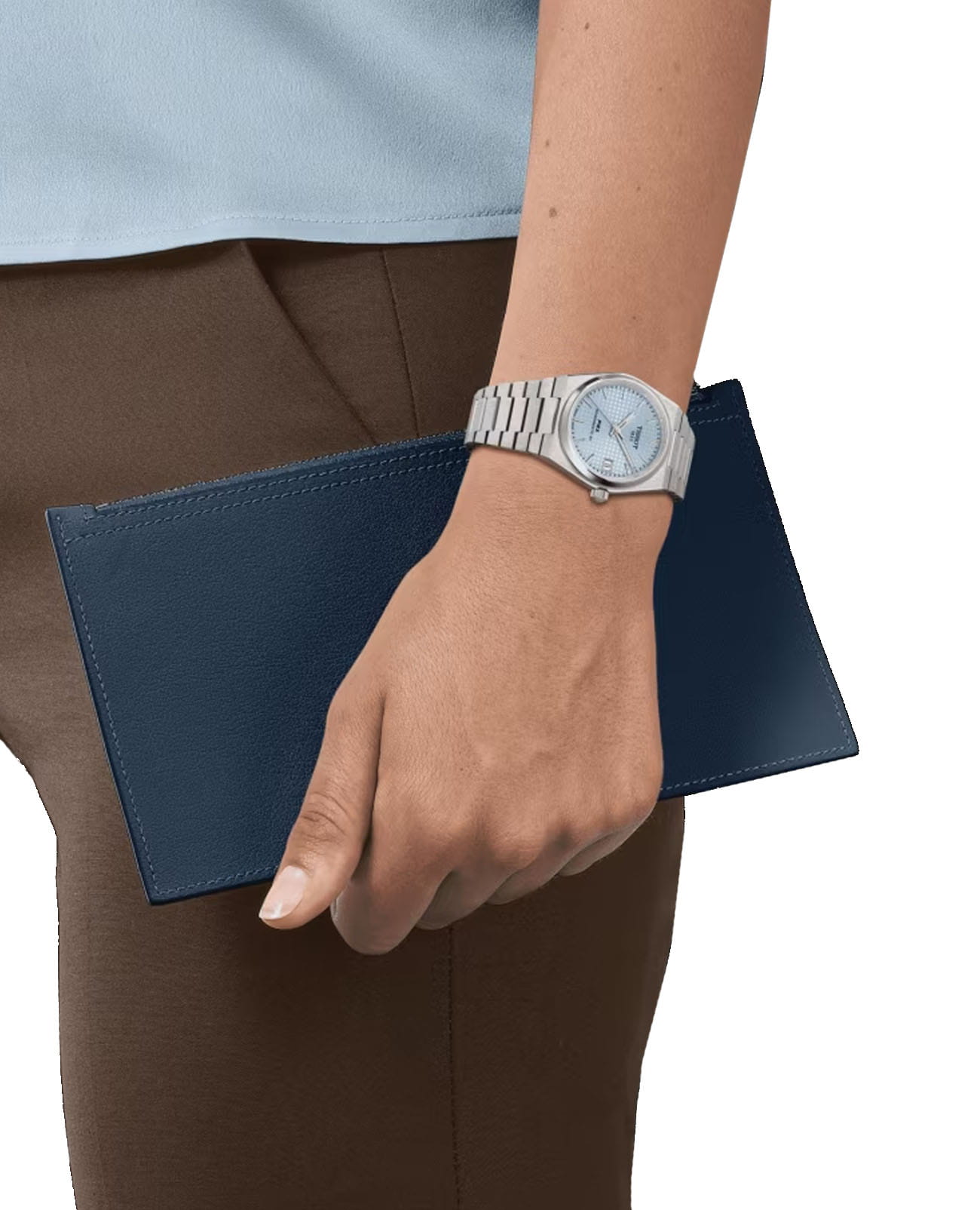 Tissot Tissot PRX Powermatic 80 35 ММ T137.207.11.351.00 , наручные женские часы фото под углом