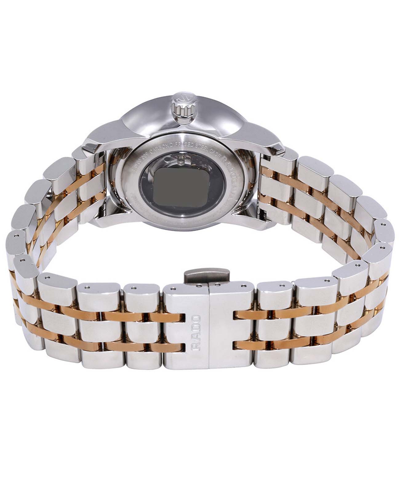 Rado Rado Diamaster R14050163, diamaster швейцария женские часы на браслете нержавеющая сталь с pvd-покрытием боковой вид