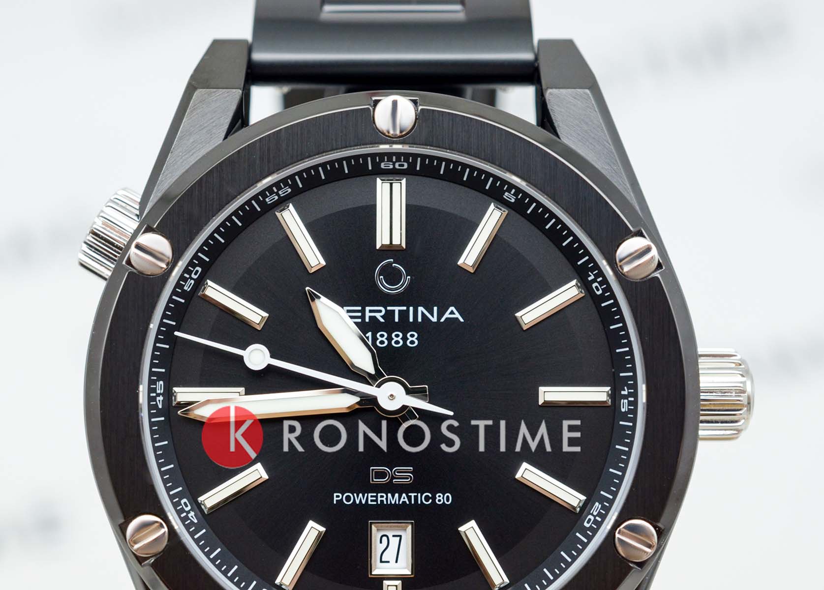 Certina Certina DS+ C041.407.39.051.00, ds podium швейцария мужские часы на браслете нержавеющая сталь с pvd-покрытием боковой вид