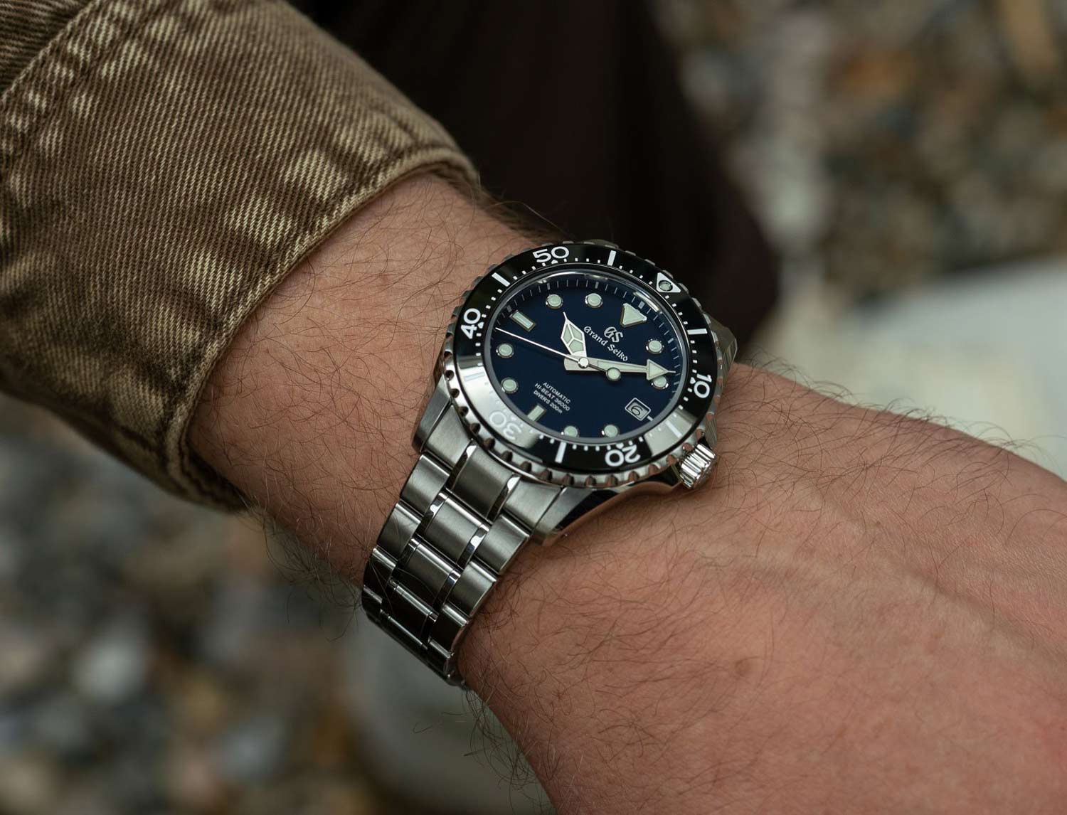 Seiko Seiko Grand Seiko SBGH289G , наручные мужские часы фото под углом