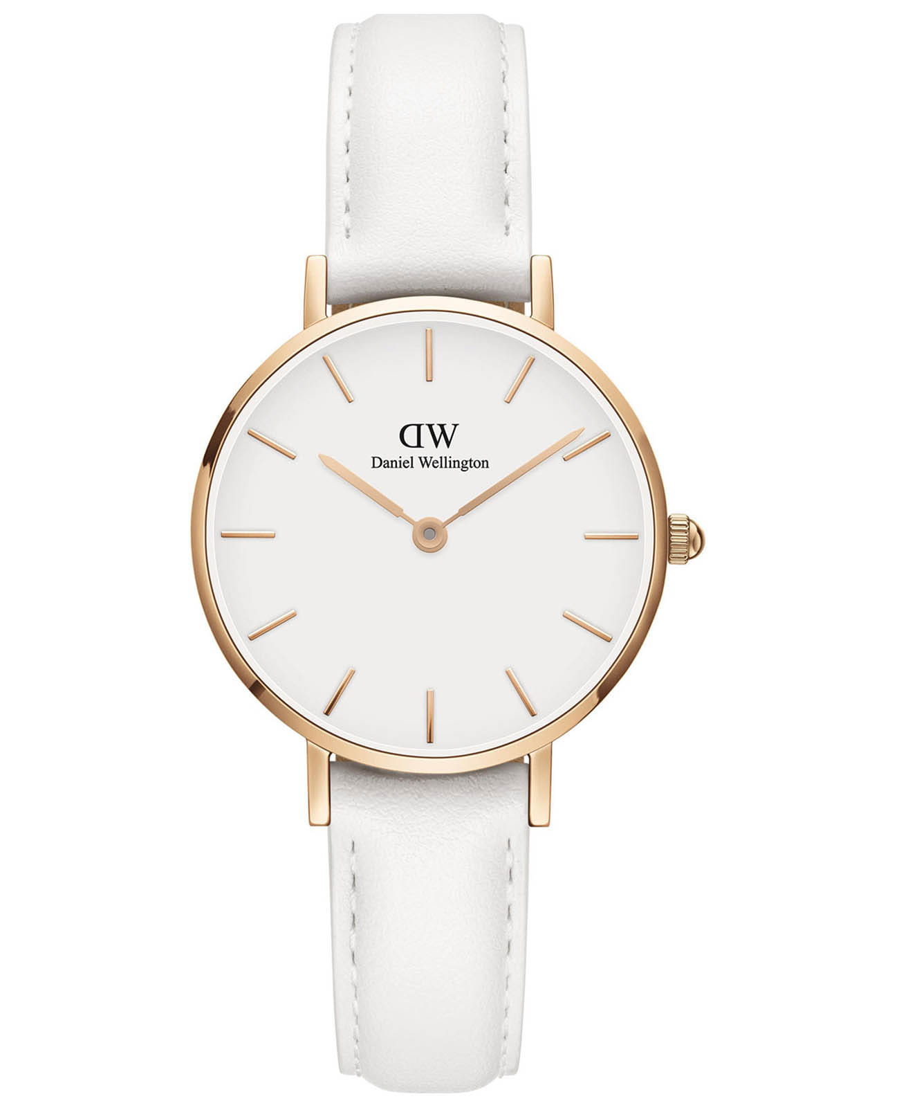 Daniel Wellington Daniel Wellington Petite Bondi DW00100249  DW00100249 кварцевые женские часы белый циферблат, браслет кожаный — вид спереди