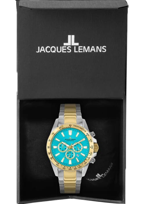 Оригинальные часы Jacques Lemans Jacques Lemans Liverpool 1-2140J кварцевые калибр механизма  общий вид