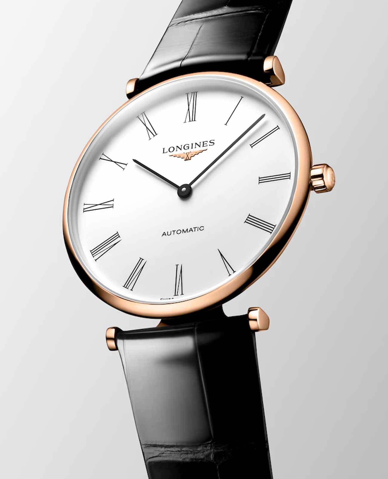 Longines Longines La Grande Classique L4.918.1.91.2, la grande classique швейцария мужские часы на браслете кожаный боковой вид