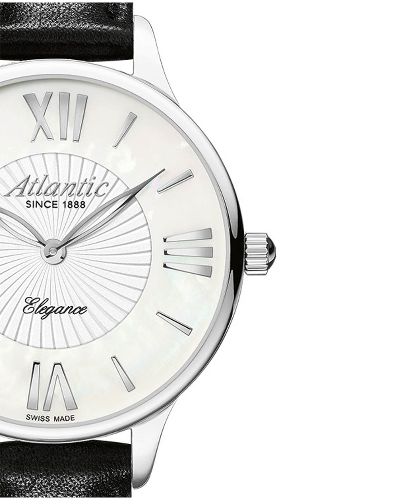 Atlantic Atlantic Elagance 29038.41.08L , наручные женские часы фото под углом