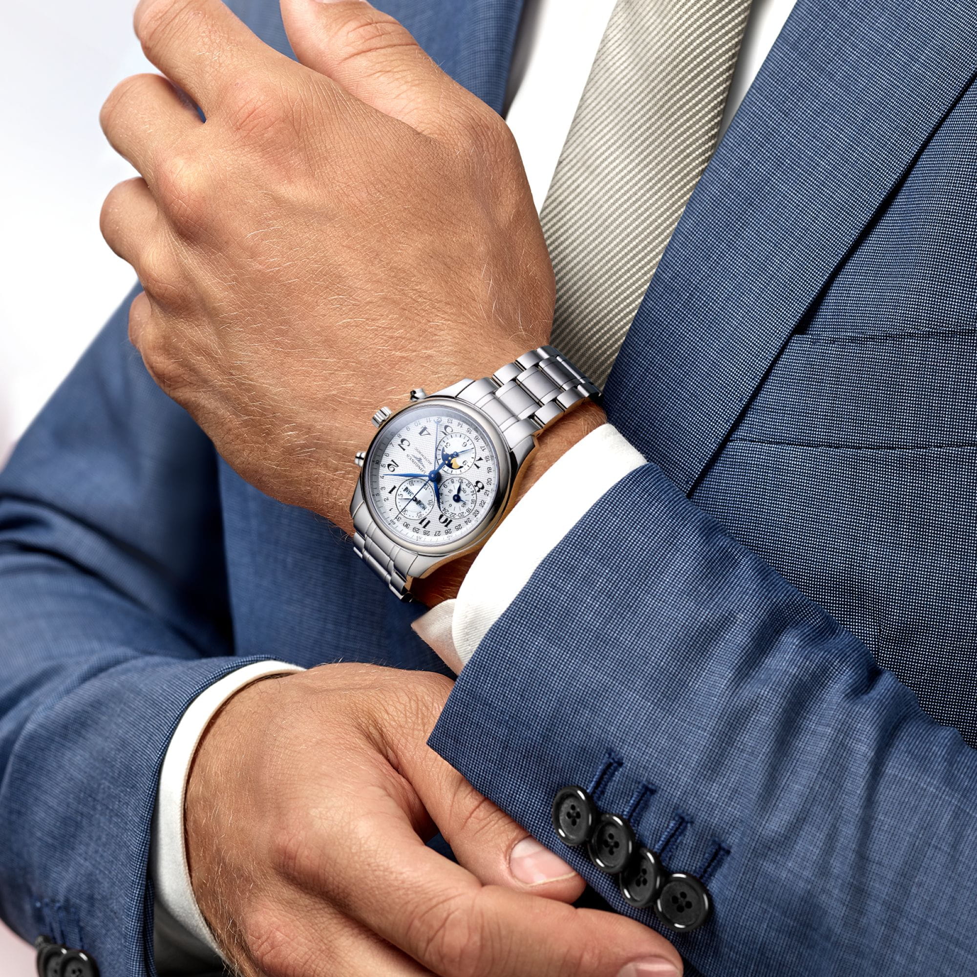 Оригинальные часы Longines Longines Master Collection L2.773.4.78.6 кварцевые калибр механизма l687 общий вид
