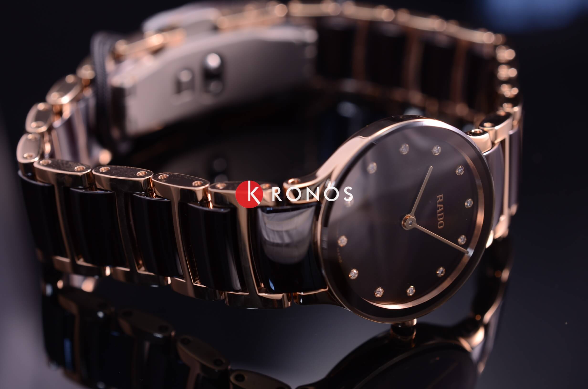 Оригинальные часы Rado Rado Centrix Diamonds R30190702 кварцевые калибр механизма eta 280.002 общий вид