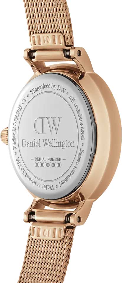 Daniel Wellington Daniel Wellington Petite Melrose DW00100523, petite швеция женские часы на браслете сталь c pvd покрытием боковой вид