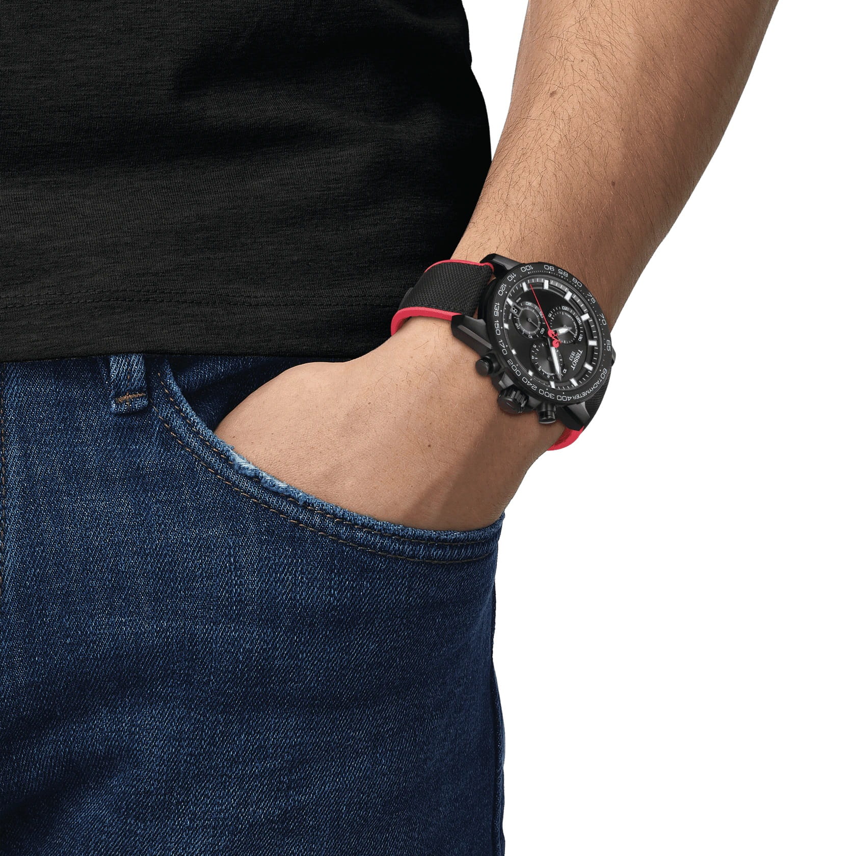 Tissot Tissot SuperSport Chrono Giro D'italia T125.617.37.051.00 SuperSport Chrono, наручные мужские часы фото под углом