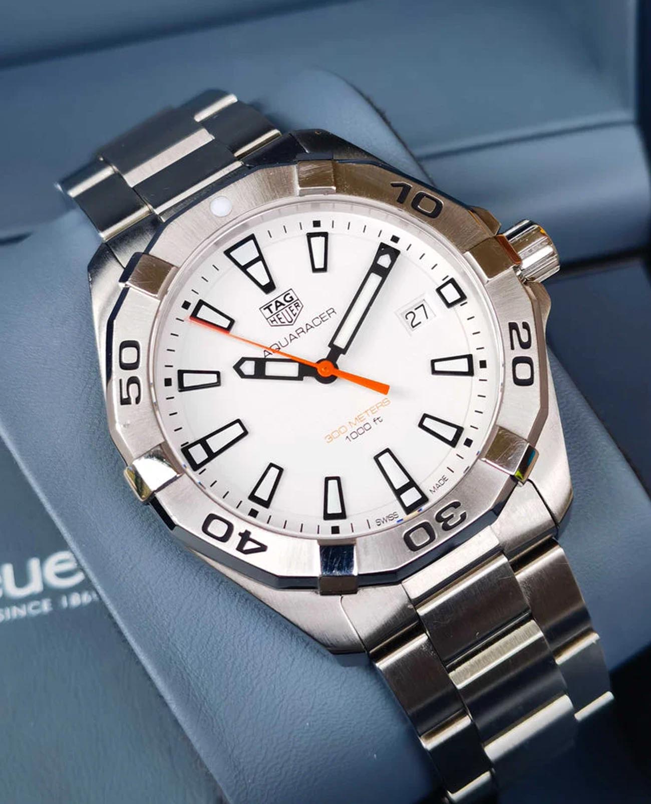 TAG Heuer TAG Heuer Aquaracer WBD1111.BA0928, aquaracer швейцария мужские часы на браслете нержавеющая сталь боковой вид