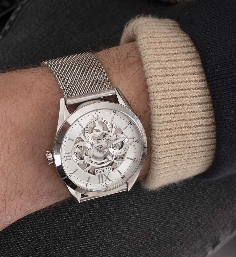 Guess Guess Dress Steel GW0368G1 , наручные мужские часы фото под углом